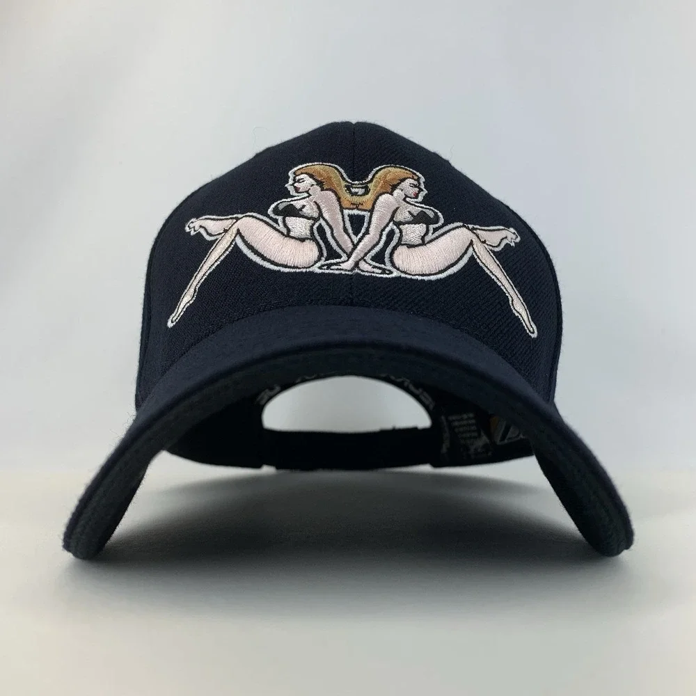DECKY DCI Collectibles Black Hat with Girls Adjustable OSFM Acrylic Baseball Cap